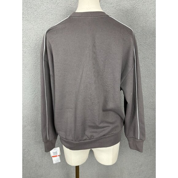 Rebellious One Women's Juniors' Star Applique Crewneck Sweatshirt Gray XS NWT's - Picture 5 of 8